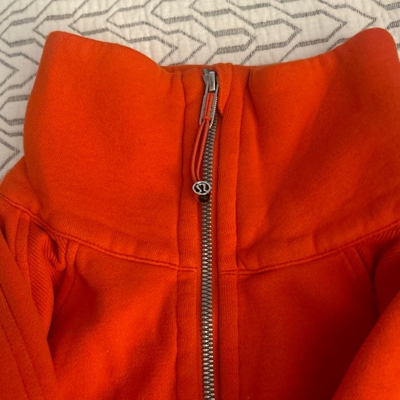 Bright Orange Lululemon Scuba xsmall/small - Picture 3 of 3